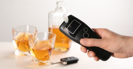 drinks and breathalyzer